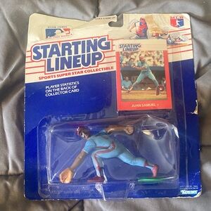 Juan Samuel Phillies Starting Line Up Collectible